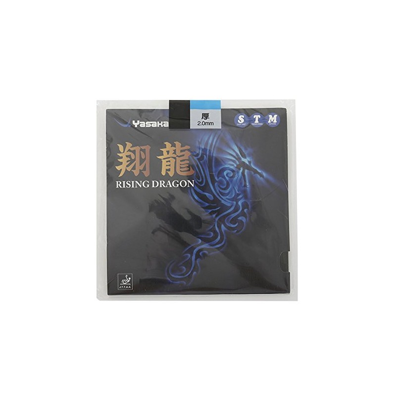 YASAKA Table Tennis Rubber Soft Back Shoryu B50, Black (90),