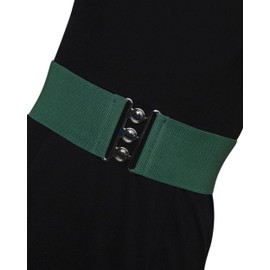 Ro Rox Retro Vintage Belt | Elastic Belt Women's Accessories | 50s Nurse Belt | Waist Belt For Women & Ladies