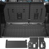 powoq 3rd Row Cargo Mat Compatible with 2021-2025 Toyota Sienna