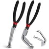 60-Degree Angled Electrical Disconnect Pliers for Automotive Connectors, Sensors &