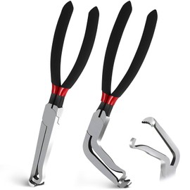 60-Degree Angled Electrical Disconnect Pliers for Automotive Connectors, Sensors & Wire Plugs - Locking Push Tab Removal Tool with Non-Slip Grip, (3-Piece Set) (2 PCS)