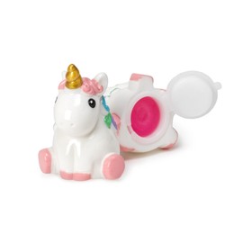 Legami - Lip Gloss Vanilla Flavour for Girls, Transparent, Pink, 4.5 x 5.5 cm, Unicorn Theme