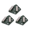 ANKROYU 3PCS Diamond Grinding Shoes, Trapezoid Concrete Grinder with 2
