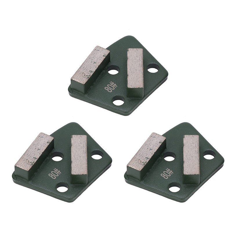 ANKROYU 3PCS Diamond Grinding Shoes, Trapezoid Concrete Grinder with 2