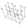 Fryer Skewer Stand Uniform Cooking Rust Resistance Stainless Steel Vertical