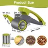 Masthome Rotary Cheese Grater, Kitchen Rotary Graters with 3 Blades