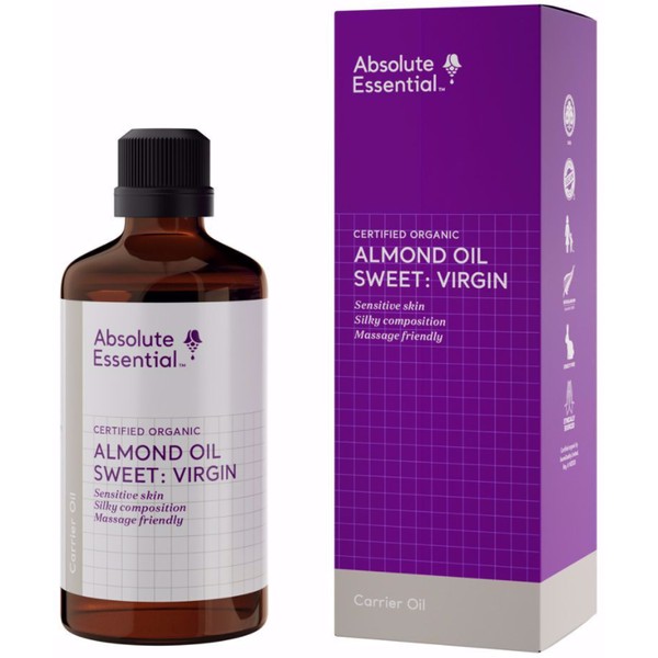 Absolute Essential Almond Oil Sweet: Virgin - Certified Organic 100ml