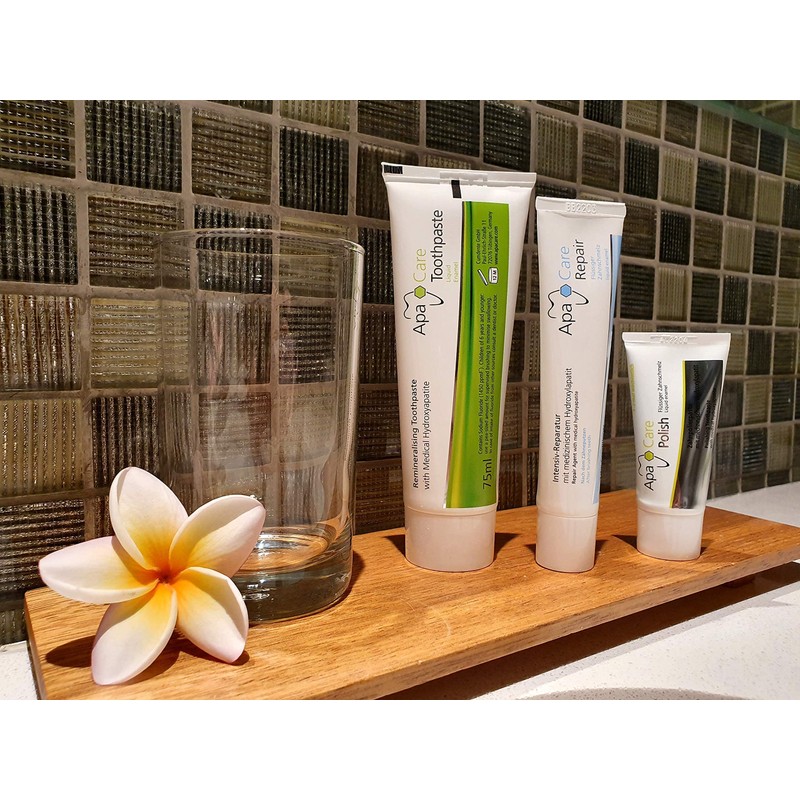 3x Apacare Professional Home Tooth Polishing Paste (20ml)