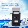 Kadimendium USB Refrigerator, Portable Refrigerator Mini USB Fridge economical and