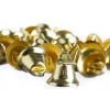 Party Favors Plus 24 wedding metal gold bells with clinkers