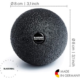 Black Roll, Made in Germany, Lightweight, Stretch Ball, Black, Genuine Japanese Product, 0.3 inches (8 cm) / 0.6 oz (17 g)