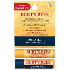Burt’s Bees® Beeswax & Vanilla Bean Lip Balm 2 pack, 8.5 g