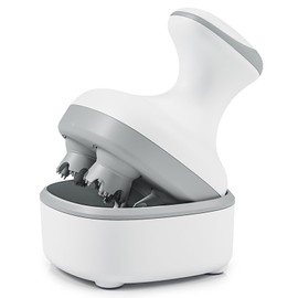 Electric Scalp Brush, IPX6 Waterproof, For Wet and Dry Use, 3 Different Operation Modes, Gift, Relaxation Device, Cordless USB Charging Base, Gift, Respect for the Aged Day, Japanese Instruction