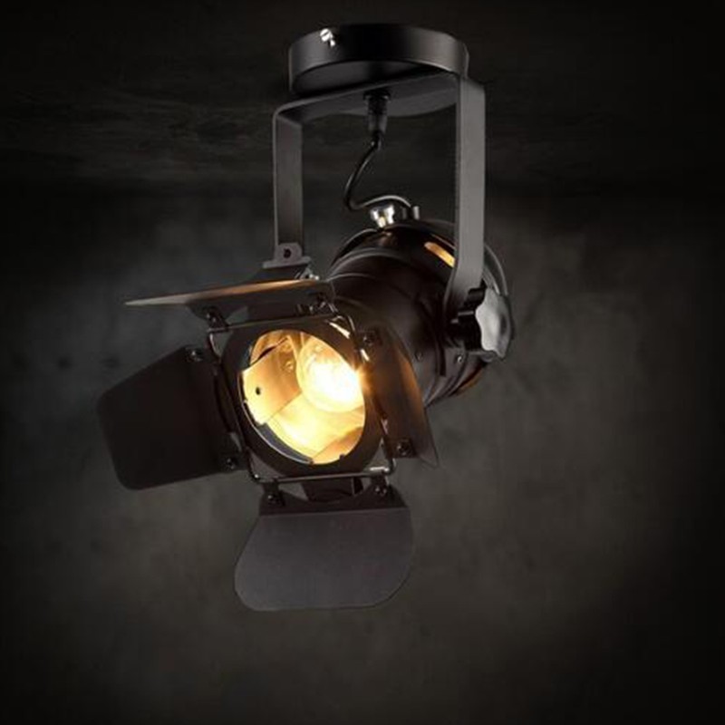 Modern Loft Retro Stretch Lamp Ceiling Light E27 PAR30 Bulb