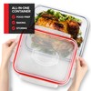 Stock Your Home 28 Cup Extra Large Rectangular Glass Food