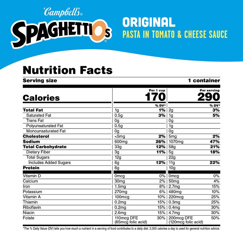 SpaghettiOs Original Canned Pasta, 15.8 oz Can (Pack of 24)