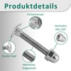 DSM - Carriage Bolts M6 x 70mm DIN 603 -
