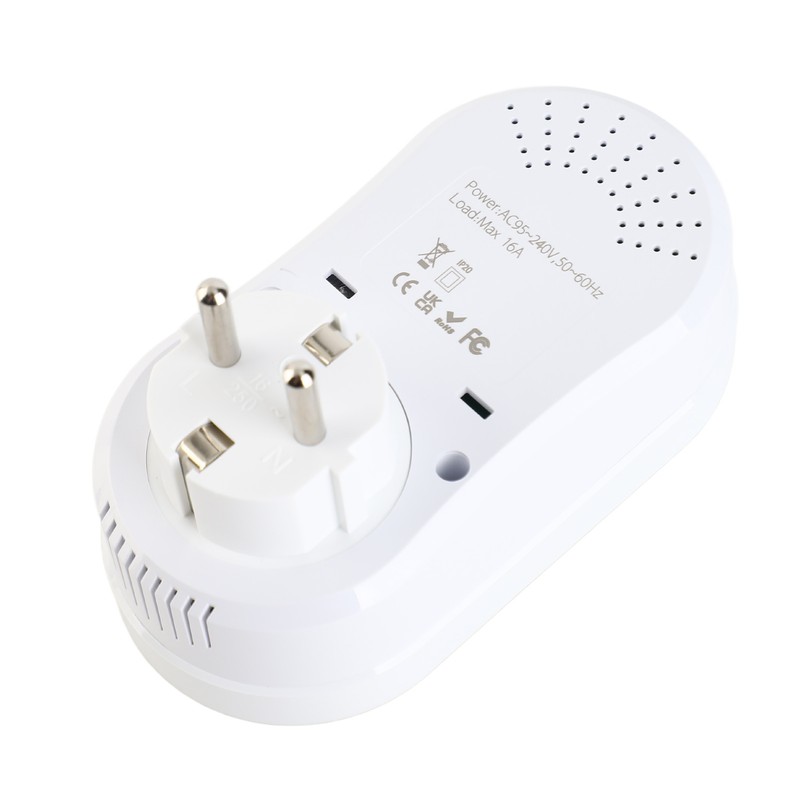 Digital Thermostat Outlet Plug 16A Outlet Socket Temperature Controller 5+1+1