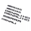 GM 6PCS 2011-19 Matte Black GMC Sierra Denali Emblem Duramax
