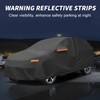 X AUTOHAUX Car Cover Outdoor Waterproof Sun Rain Snow Hail