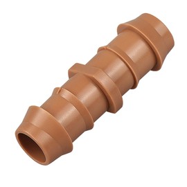 JOYPRO Drip Irrigation Fittings Barbed Couplings, 40 Pieces Drip Irrigation Coupler Connectors for 1/2 Inch Tubing, Drip Irrigation Tubing 0.600" ID 17mm Coupling Parts for Patio Lawn Garden Systems