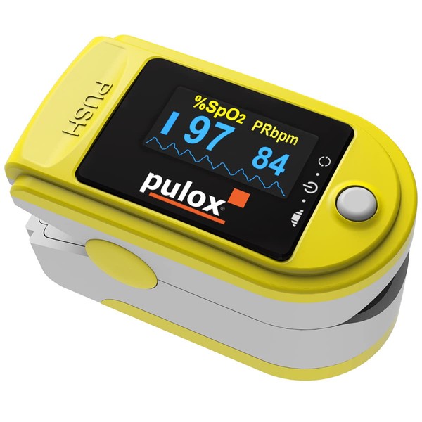 Pulse oximeter PULOX PO-200 Solo Finger Pulse Oximeter for Measuring Pulse and Oxygen Saturation on Finger