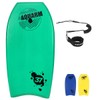 LightZon Bodyboard with Wrist Leash, 33-inch/37-inch/42-inch Lightweight Body Board with