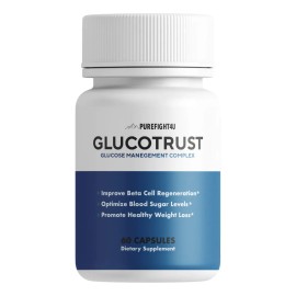Suplemento Glucotrust Controla Azúcar En La Sangre 60c Sabor Sin Sabor
