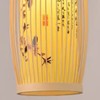 Woven Pendant Light Chinese Japanese Style Retro Rattan Lampshade Pendant