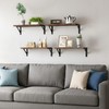 Fixwal Floating Shelves for Wall, Wood Wall Mounted Shelves for