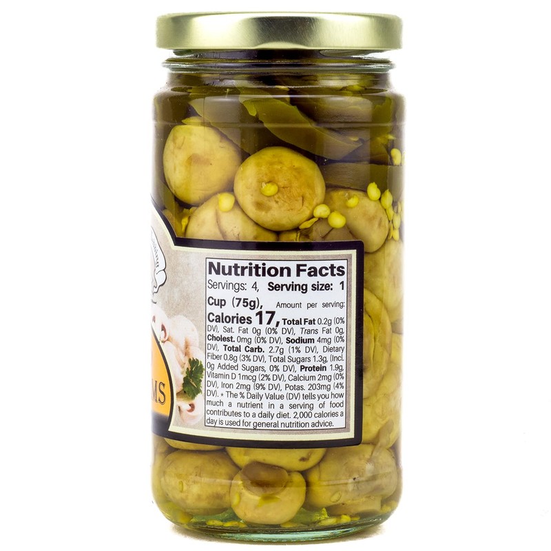 Amish Wedding Pickled Mushrooms 12.5 oz