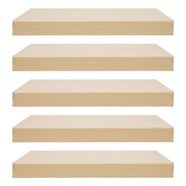 AngelcityCC 5 Pcs Wire Shelf Covers, Foamed PVC Wire Rack Covers for Removable Closet Pantry Shelves Cabinet Bathroom Kitchen Shelving