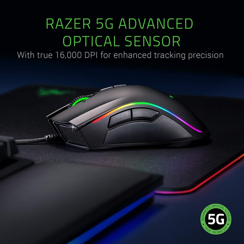 Razer Mamba Elite Gaming Mouse with 16.000 DPI 5G Optical