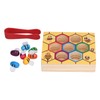 Clamp Bee Matching Game Toys Early Educational Learning Fine Motor