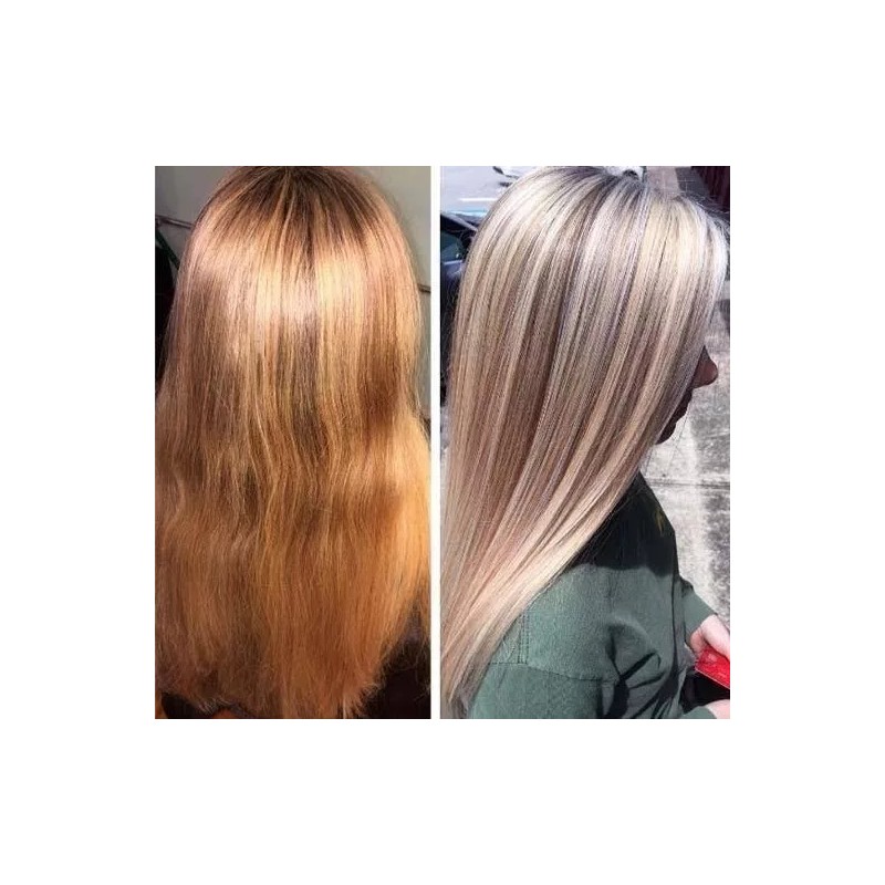 Celesty Shampoo Matizador Azul Blue Cabello Castaño Claro 1l