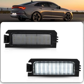 K5 Led License Plate Light for 2017 2018 2019 2020 2021 2022 2023+ Kia K5 Rio Niro Cadenza 6500K Xenon White Error Free Led Rear Tag Number Plate Lamps OEM 92501-F6000