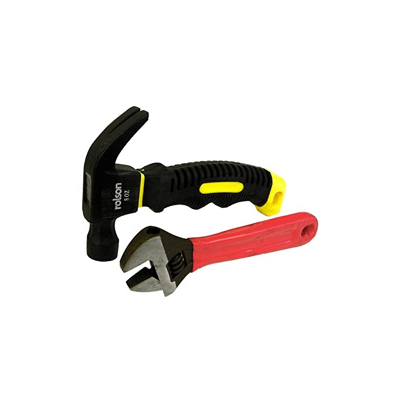 Rolson 36033 8 oz Stubby Claw Hammer & 150mm Adjustable