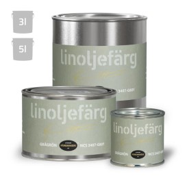 Ottosson Färgmakeri Linseed Oil Paint - Grey-Green - 0.5 Liter