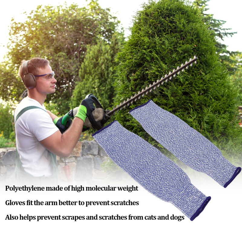 4pcs Cut Resistant Sleeves Breathable Comfortable Safety Arm Guard for