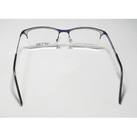Lightec 30032l Womens/Ladies Cat Eye Half-Rim Eyeglasses/Glasses (51-17-135, Blue)