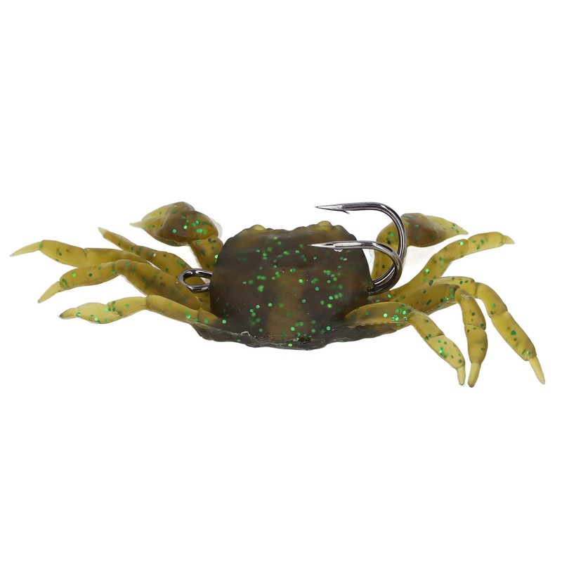 8Pcs Artificial Crab Bait 13cm 33.5g Simulation Crab Soft Lure