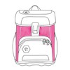 Step by Step Neon Pull-Over for Cloud School Bag, Pink,