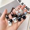 Amily Black Cat & White Cat Matching Key Chain Cute