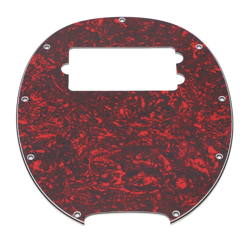 9 Holes Jazz Bass Pickguard 5 String Bass Plastic Pickguard
