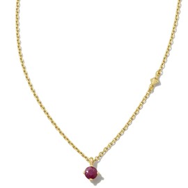 Kendra Scott Maisie 18K Gold Vermeil Pendant Necklace, Ruby