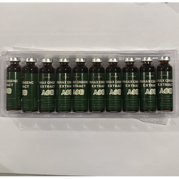 Nationwide Vitamins RED PANAX GINSENG EXTRACT 1 SEALED BOX 10