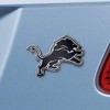 FANMATS 21518 Detroit Lions 3D Chrome Metal Auto Emblem