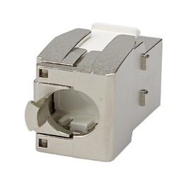 CompuCablePlusUSA.com Best CAT.8 RJ45 Toolless Shielded Keystone Jack, Ethernet Connectors Fit Wire 22 - 24 AWG, Tool Free, 2 PCS/Pack (CAT.8 RJ45 Toolless Shielded Keystone Jack).