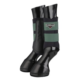 LeMieux Grafter Brushing Horse Boots - Protective Gear and Training Equipment - Equine Boots, Wraps & Accessories (Hunter Green/Medium)