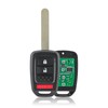 for Honda 3 Button Straight Car Key for 2014-2016 Honda